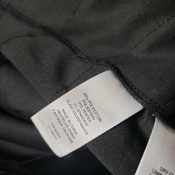 Jones New York women's size 14 Shiny Black Sleeveless Knee Length Dress - Picture 7 of 8